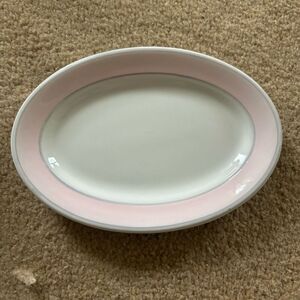 Jackson China 7” Pink Rose Platter